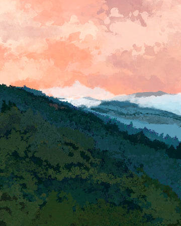 Great Smoky Mountains unframed