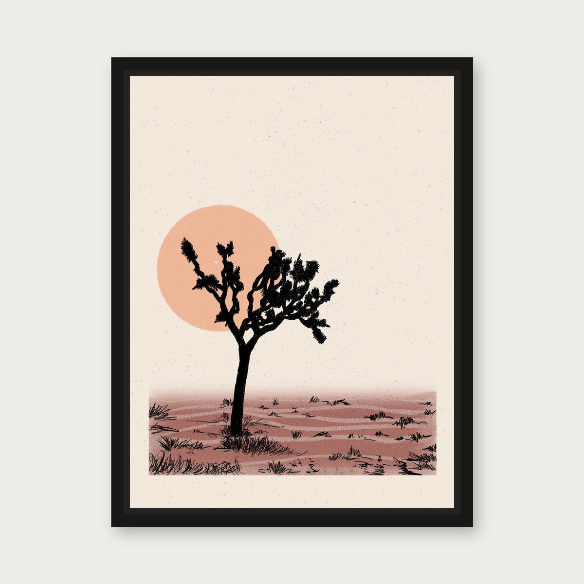 Southern Star Floating Frame Canvas - Black floating frame