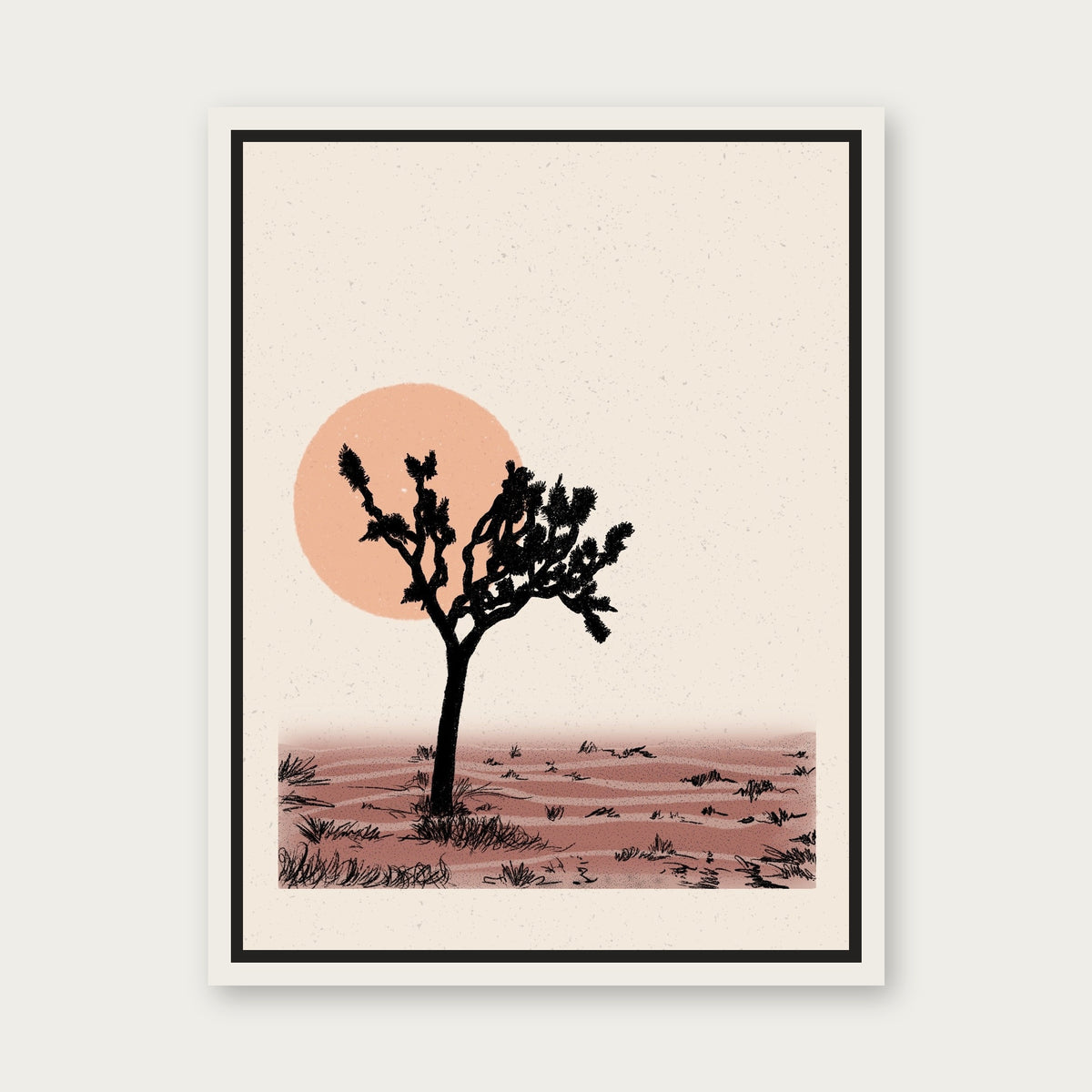 Southern Star Floating Frame Canvas - White floating frame