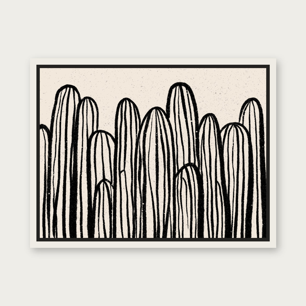 Stand 1 Floating Frame Canvas - White floating frame
