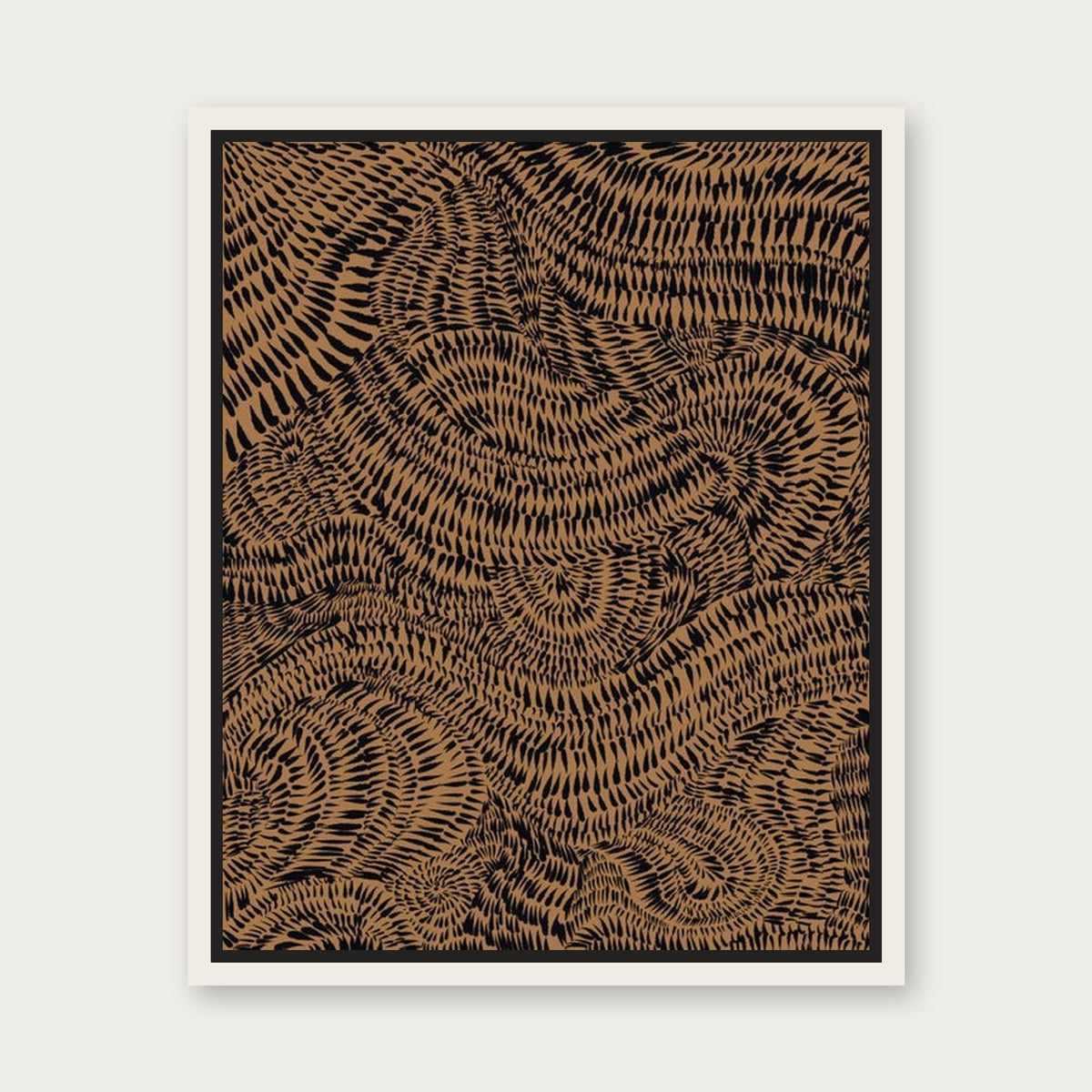 Strength In Numbers Floating Frame Canvas - White floating frame