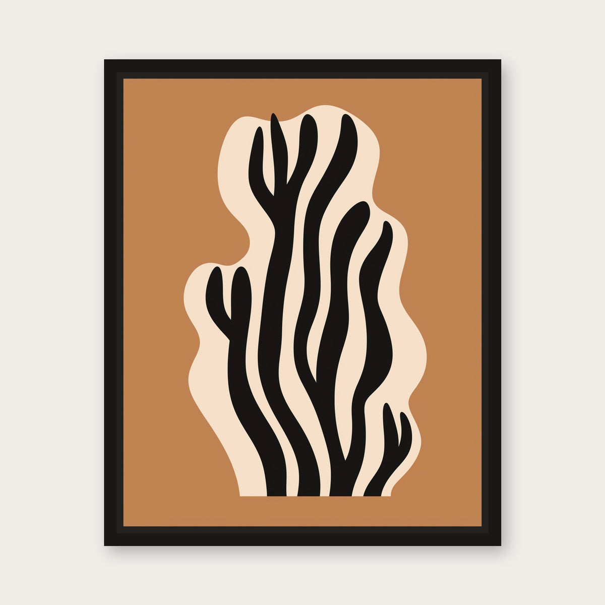 Tuesday In Taos 1 Floating Frame Canvas - Black floating frame
