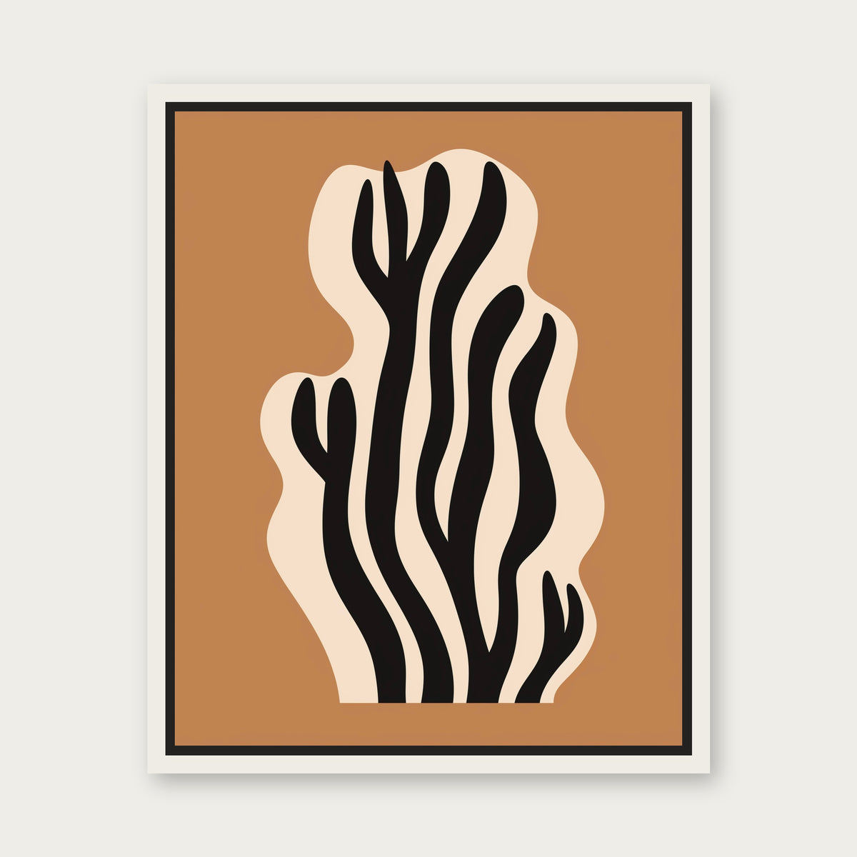 Tuesday In Taos 1 Floating Frame Canvas - White floating frame