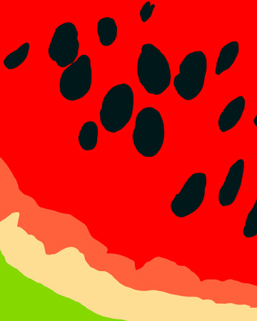 Watermelon Summer  unframed