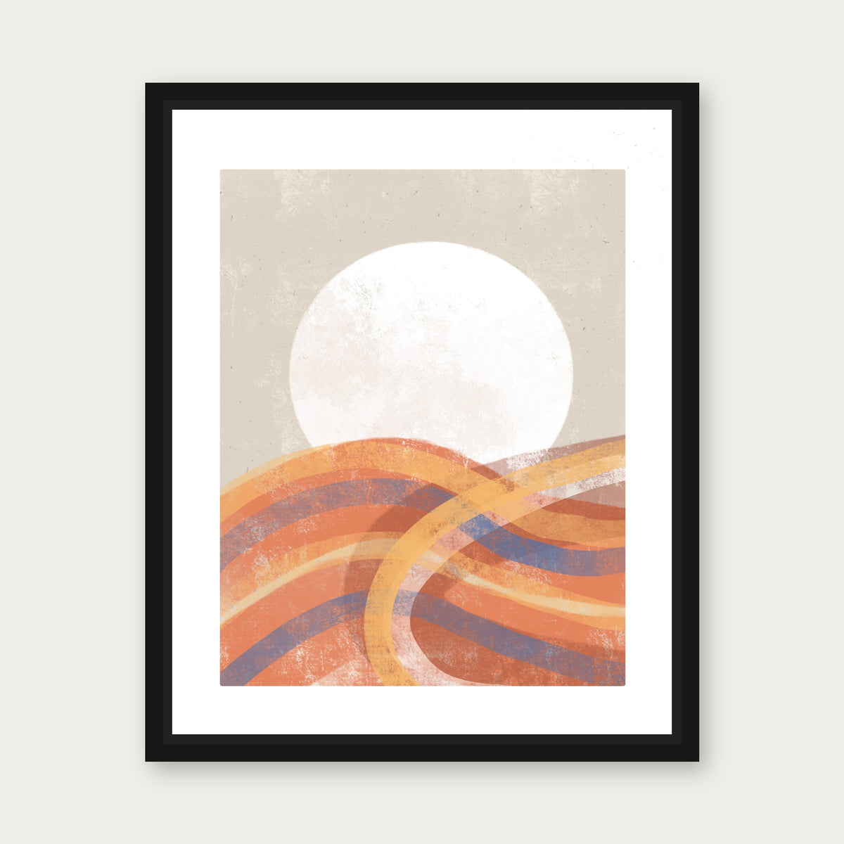 Winning Streak Floating Frame Canvas - Black floating frame